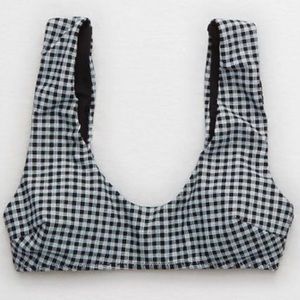 aerie Wide Strap Scoop Neck Bikini Top